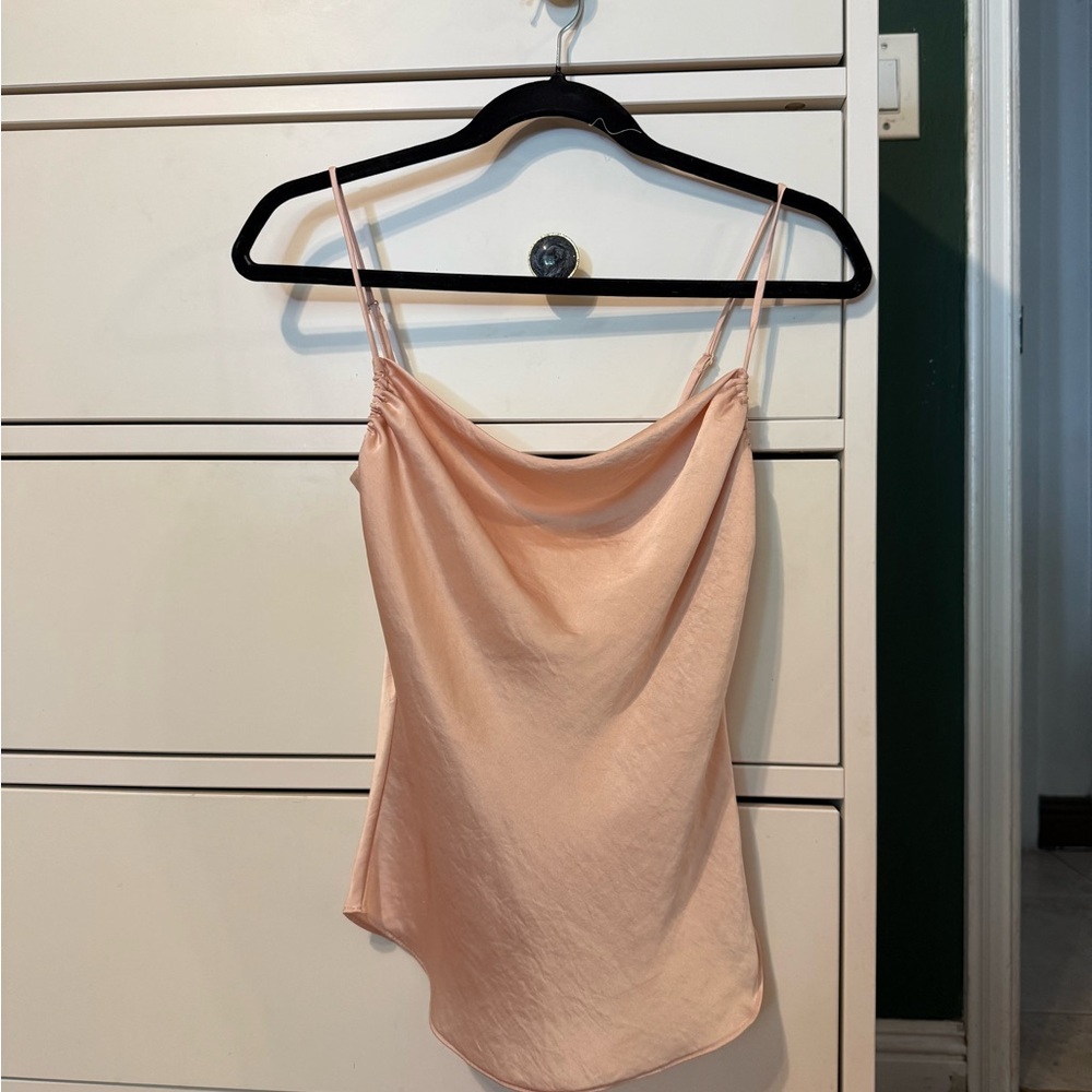 Wilfred Peach Satin Camisole